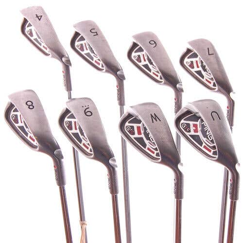 Ping G15 (Red Dot) Iron Set 4-PW,UW Stiff Flex Right Handed