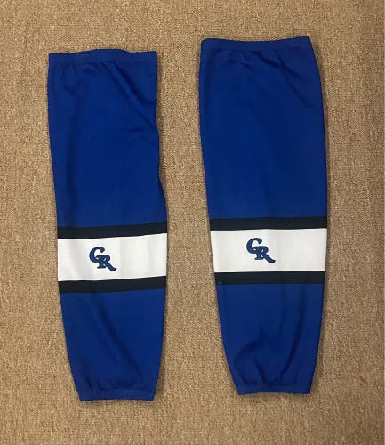 Blue New XL Hockey Socks