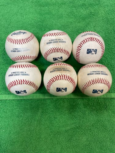 (6) Rawlings Baseballs