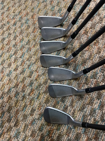 4-PW Ping I-Blades with Ping cfs 70 graphite shafts R-Flex