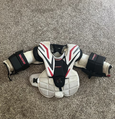 Used Large Vaughn  Vision 9400 Goalie Chest Protector