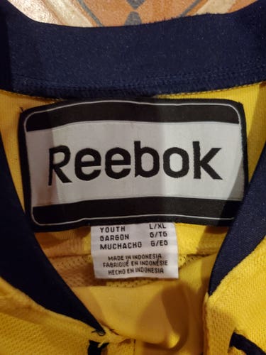 Michigan Yellow Youth Unisex Used Large/Extra Large Reebok Jersey