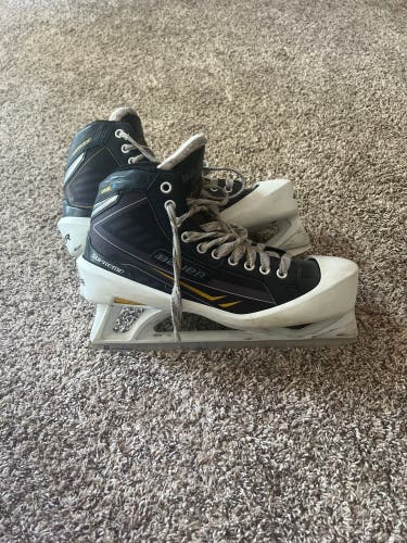 Used Bauer Regular Width  Size 10.5 Supreme One.7 Hockey Goalie Skates