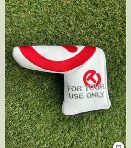 Scotty Cameron Putter Headcover FTUO Industrial T New Red/White