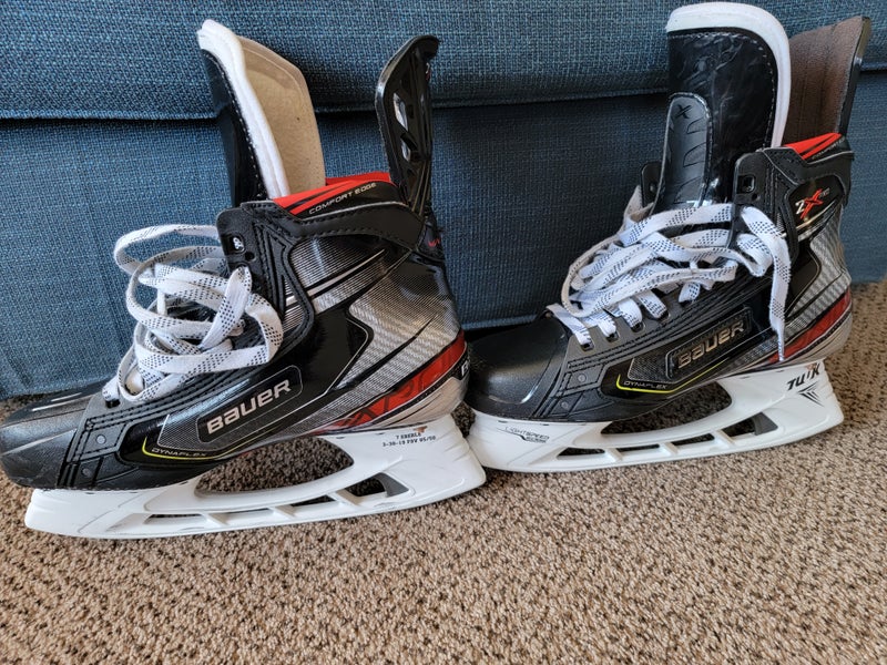 Senior Used Bauer Vapor 2X Pro Hockey Skates Regular Width Pro Stock Size 7.5