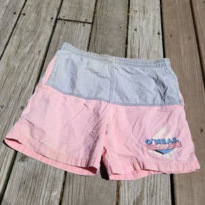 Vintage O'neal USA Color Block Shorts Swim Sports Surf Moto Shorts Size Medium
