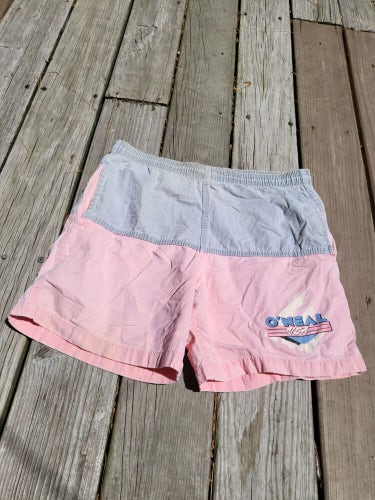 Vintage O'neal USA Color Block Shorts Swim Sports Surf Moto Shorts Size Medium