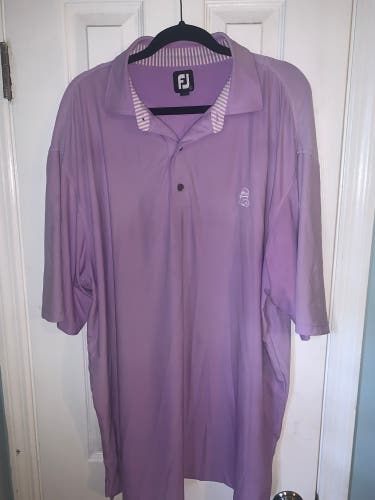 Purple Used XXL Footjoy Shirt