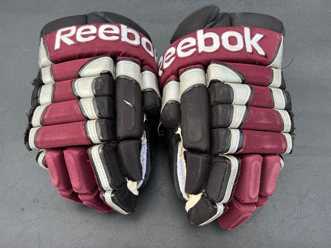 Pro Stock Hershey Bears Reebok Gloves 15”