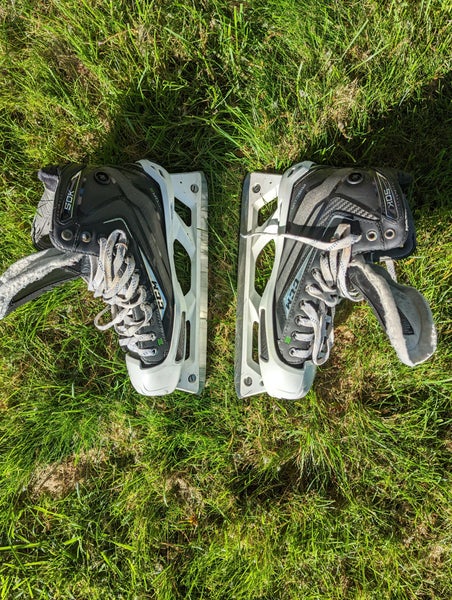 Senior Used CCM Ribcor 50K Hockey Goalie Skates Regular Width Size 9.5