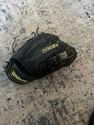 wilson a2000 1788 11.25inch used black and yellow