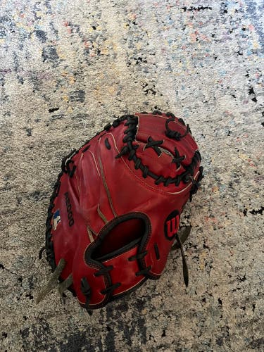 wilson a2000 catchers glove 1791 32.5inches used like new