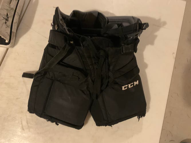 Black Intermediate Large CCM Premier R1.5 Hockey Goalie Pants