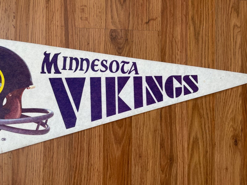 Vintage 1970 Minnesota Vikings Pennant