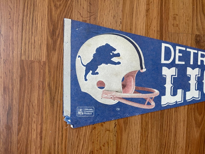 Vintage Detroit Lions Pennant NFL Excellent Condition