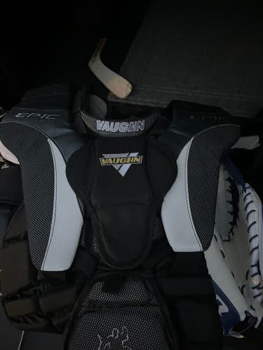 Used Large Vaughn  Epic 8000 Goalie Chest Protector