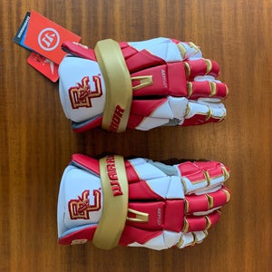 Never Worn Exclusive Boston College Warrior EVO QX Lacrosse Gloves Large