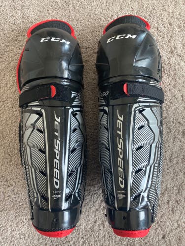 CCM JetSpeed FT350 Shin Pads Junior 12”