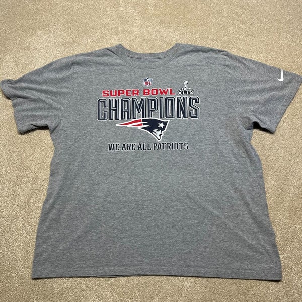 NFL New England Patriots Fanatics Size 3XL Gray T-Shirt * NEW NWT