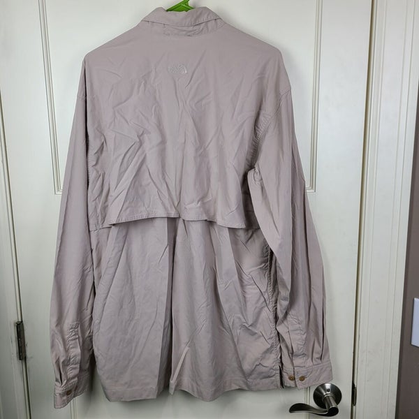 The North Face Men's Long Sleeve Button Down Vented Fishing Shirt Size: XL