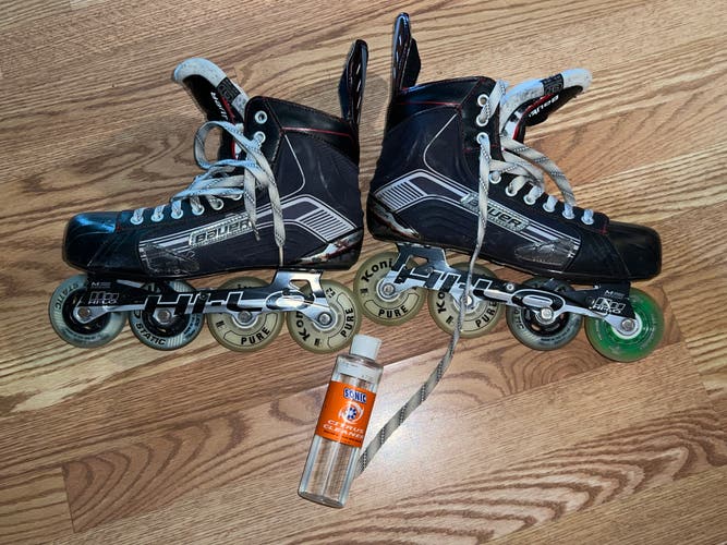 Used Bauer Regular Width Size 9.5 Vapor XR400 Inline Skates