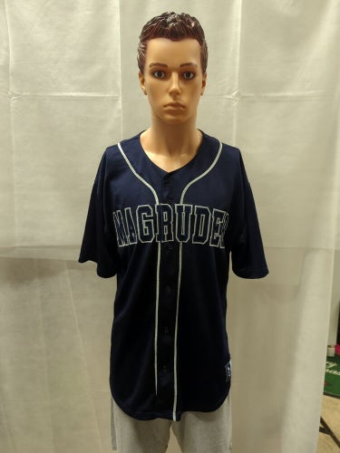 Magruder High School Game Used Baseball Jersey L