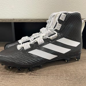 Adidas Freak Carbon High Football Cleats Black White Men's Size 13.5 NWT F97466