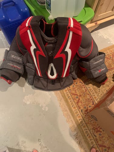 Used Large Vaughn Goalie Chest Protector
