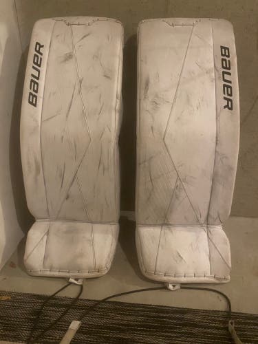 Used 33" Bauer Supreme 3S Goalie Leg Pads
