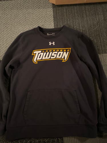 Black Towson University New Large Under Armour Sweatshirt