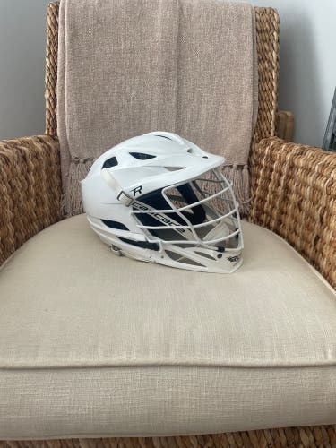 Solid White Cascade R Helmet