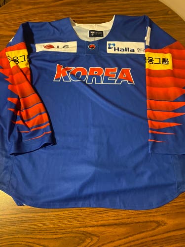 Team Korea IIHF Ice Hockey Game Jersey Adult XL