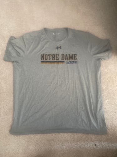 Notre Dame Lacrosse UA Team Issued Shirt