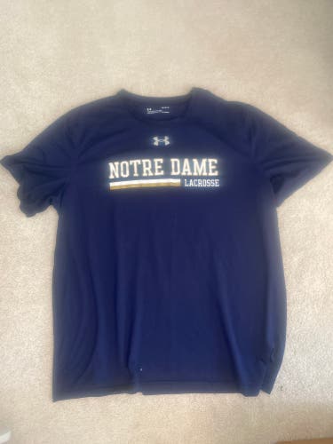 Notre Dame Lacrosse UA Shirt #9