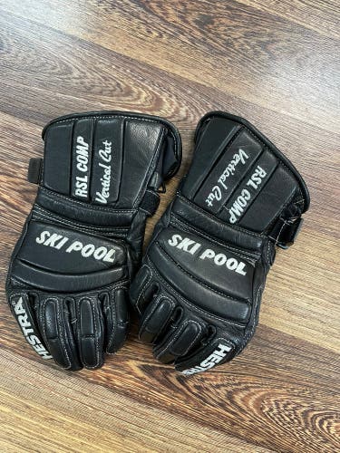 Black Used Small Hestra Gloves
