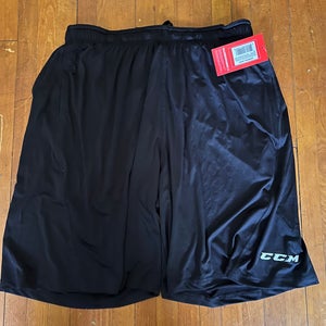 Black Men's Large CCM Shorts