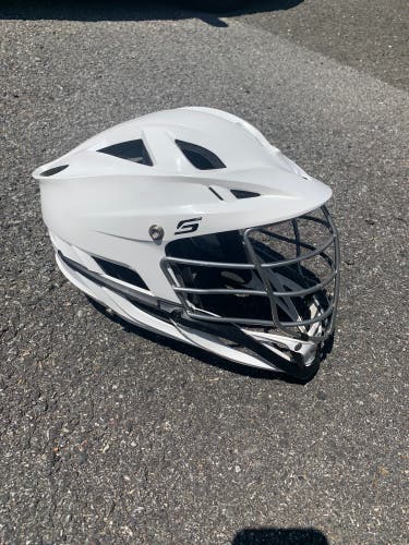Cascade S White Lacrosse helmet - New