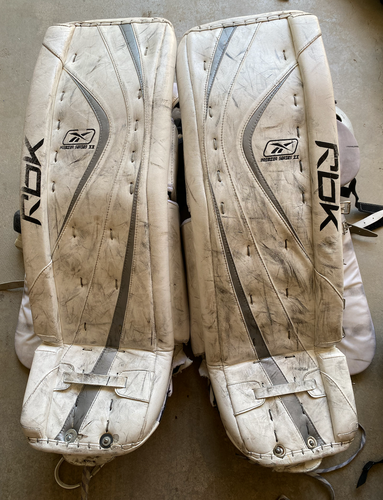 Used 35" Reebok Goalie Leg Pads