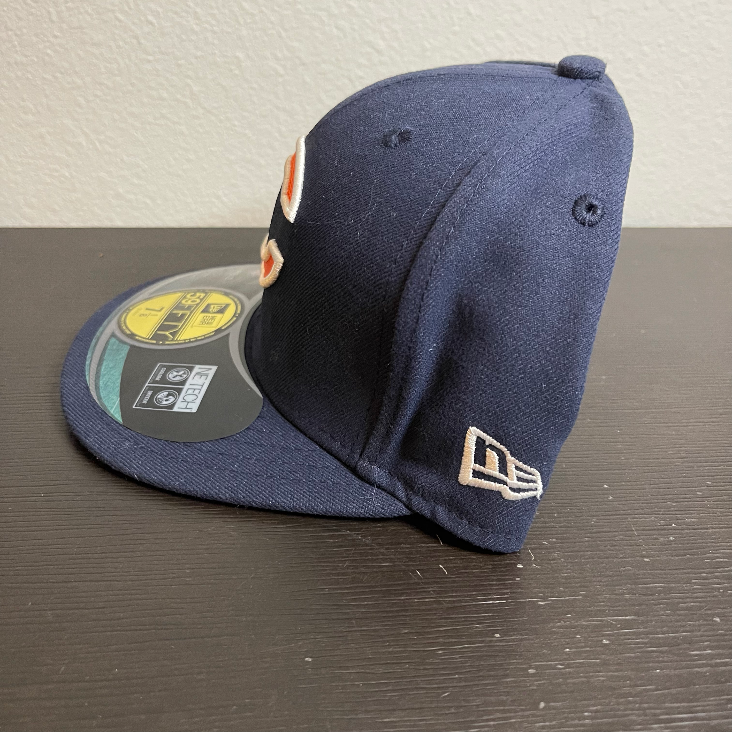 Chicago Bears New Era On-Field Fitted 59FIFTY Hat Cap Blue Size 7 1/8 NFL