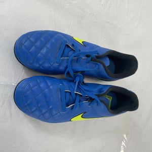 Used Nike Jr Tiempo Rio Ii 631286-470 Junior 04.5 Soccer Cleats