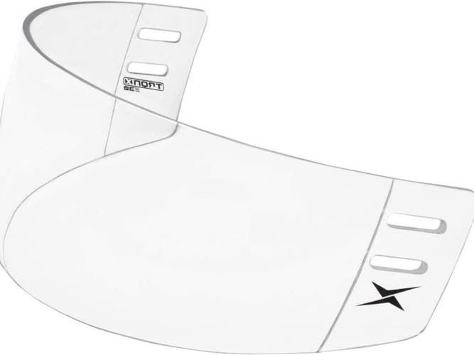 TronX S30 Straight-Cut Hockey Helmet Clear Visor (Anti-Scratch/Anti-Fog) CE Certified