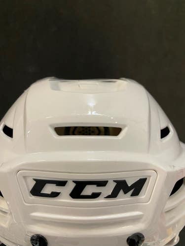 New Small CCM Resistance 110 Helmet Pro Stock Senior White