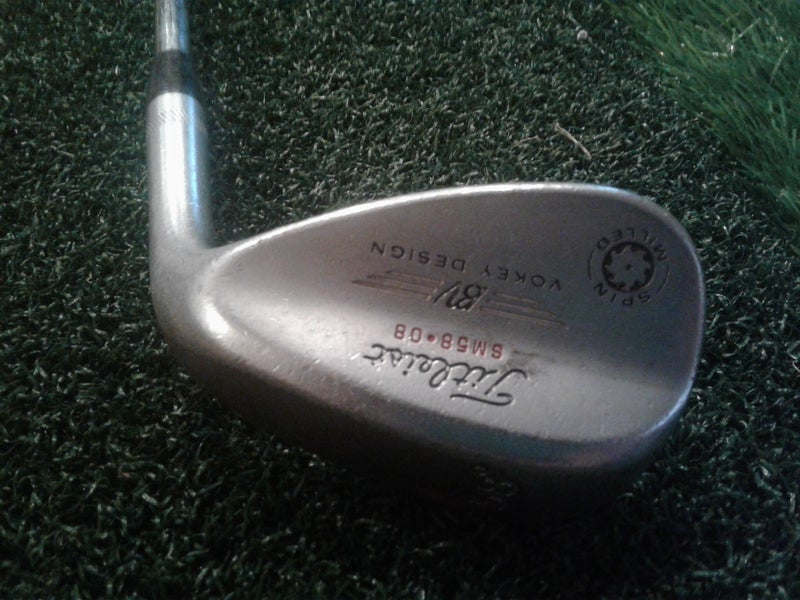 Used Titleist Bv Vokey Design SM58-08 58* Steel Shaft Wedge - RH