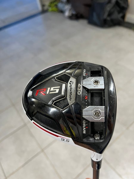 Men's Used TaylorMade Right Handed R15 Driver Stiff Flex 9.5 Loft