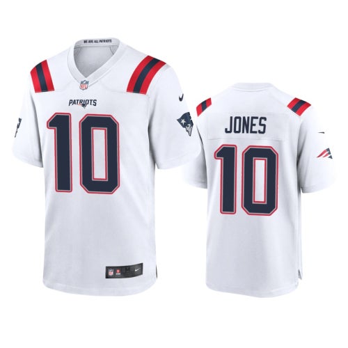 Nike Men's New England Patriots Mac Jones #10 Black Game Jersey