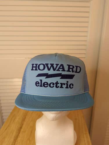Vintage Howard Electric Mesh Trucker Snapback Hat