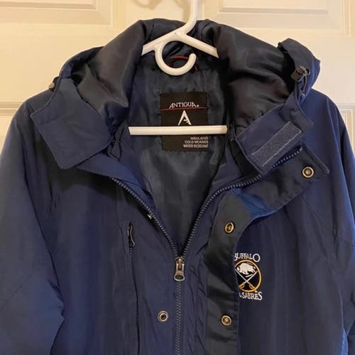 BUFFALO JR. SABRES HOCKEY HOODED, INSULATED WINTER JACKET