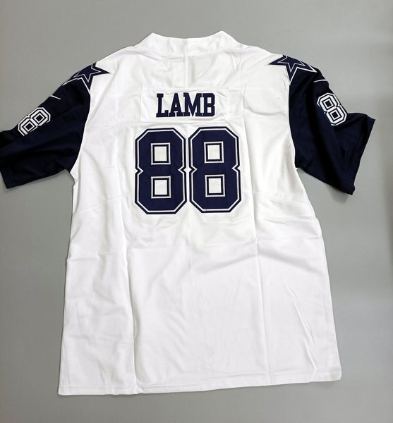 Men's Cowboys #88 CeeDee Lamb White Men's Stitched Limited Rush Jersey  SIZE XL