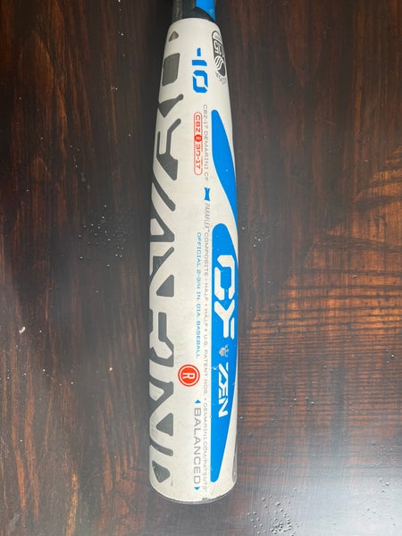 Used USSSA Certified 2017 DeMarini Composite CF Zen Bat (-10) 20 oz 30" CBZ R 30-17