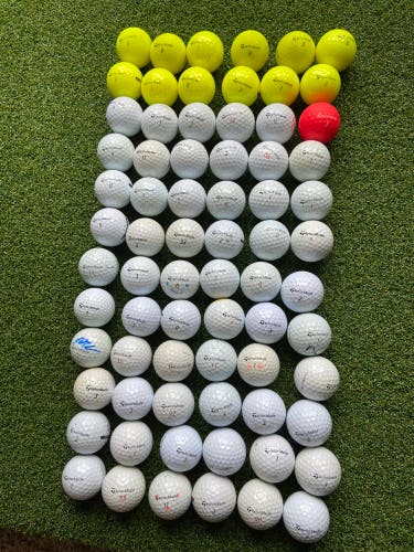 72 Assorted Taylormade Golf Balls